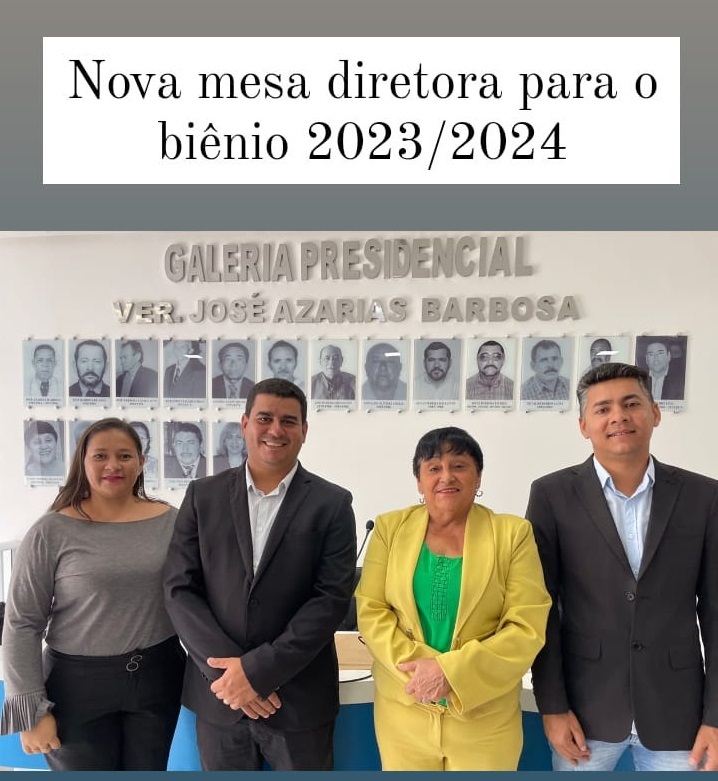 Câmara realiza eleições e nova Mesa Diretoria é eleita para o biênio de 2023/2024